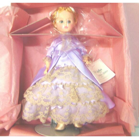 BOXED 1985 Madame Alexander LUCRETIA GARFIELD 14" DOLL First Lady Of USA - Box - Picture 2 of 11